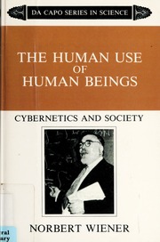 Cover of edition humanuseofhumanb00wien_0