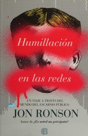 Cover of edition humillacionenlas0000rons