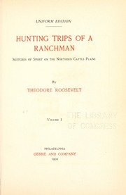 Cover of edition huntingtripsofra00roos