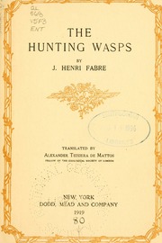Cover of edition huntingwasps00fabr