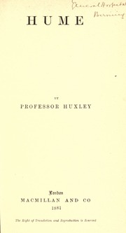 Cover of edition huxleyshume00huxluoft