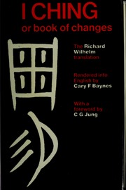 Cover of edition ichingorbookofc00wilh