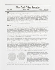 Idaho Trade Token Newsletter: Vol. 3, No. 10, October 1999