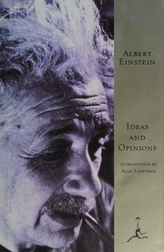 Cover of edition ideasopinions0000eins_y3n3
