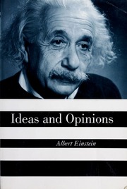 Cover of edition ideasopinions00eins_0