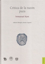 Immanuel Kant Crítica De La Razón Pura ( Edición B
