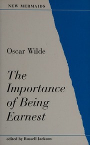 Cover of edition importanceofbein0000wild_f4c0