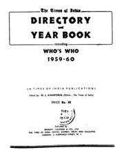 The Times Of India Directory And Year Book Includi