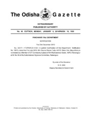 Odisha Gazette, 2013 12 23, No  45