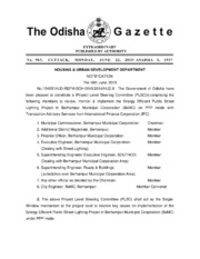 Odisha Gazette, 2015 06 16, No  963