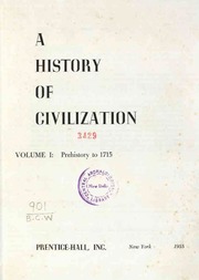 History of civilization vol.1 (Prehistory to 1715)
