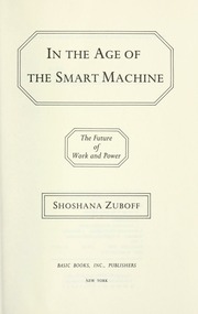 Cover of edition inageofsmartmach00zubo