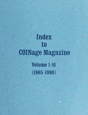 Index to COINage Magazine: Volume 1-16 (1965-1980)