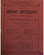 Cover of edition indianantiquary00indigoog