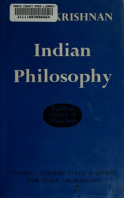 Cover of edition indianphilosophy01radh
