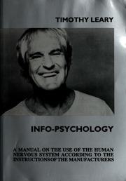 Cover of edition infopsychology00timo