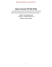 Inner Secrets Of The Path 