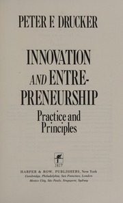 Cover of edition innovationentrep0000druc
