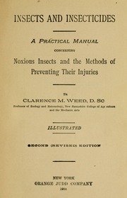 Cover of edition insectsinsectic00weed