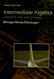 Cover of edition intermediatealge00bitt