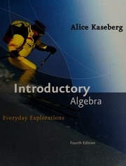 Cover of edition introductoryalge0004kase