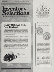 Inventory Selections: Number 72, December 19, 1980