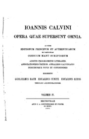 Cover of edition ioanniscalvinio03reusgoog