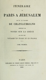 Cover of edition itinrairedepa01chat