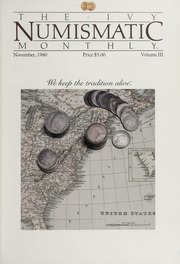 The Ivy Numismatic Monthly: November 1980