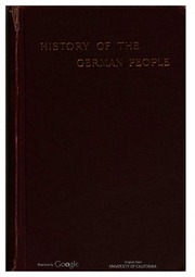 History of the German people at the close of the m...