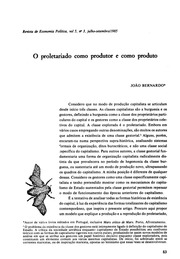 BERNARDO, João. O proletariado como produtor e como produto.pdf