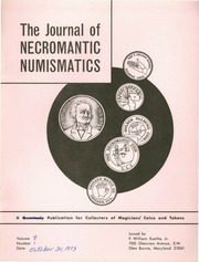 The Journal of Necromantic Numismatics