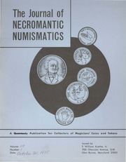 The Journal of Necromantic Numismatics