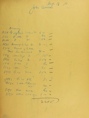 John Backe Invoices from B.G. Johnson, April 19, 1941