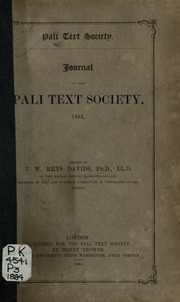 Cover of edition journal188400paliuoft