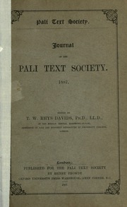 Cover of edition journal188700paliuoft