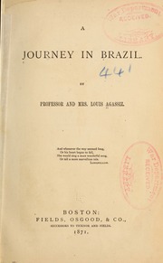 Cover of edition journeyinbrazil00agas_0
