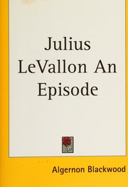 Cover of edition juliuslevallonep0000alge