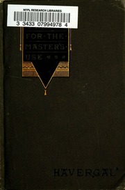 Cover of edition keptformasters00have