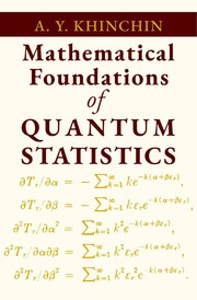 Mathematical Foundations Of Quantum Statistics