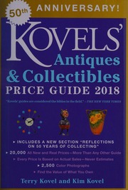 Cover of edition kovelsantiquesco0000kove_r1k4