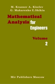 Mathematical Analysis For Engineers Vol 2