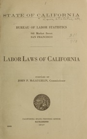 Cover of edition laborlawsofca00cali