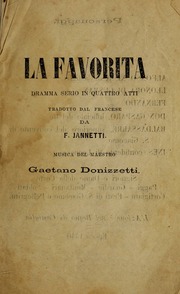Cover of edition lafavoritadramma00doni_1