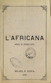 Cover of edition lafricanaoperain00scri_2
