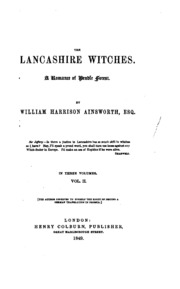 Cover of edition lancashirewitch03ainsgoog