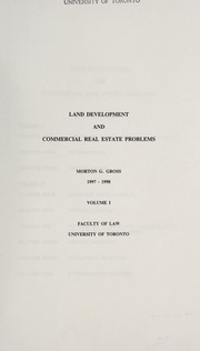 Cover of edition landdevelopmentc01gros_4