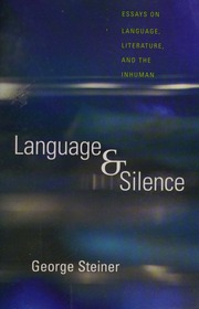 Cover of edition languagesilencee0000stei