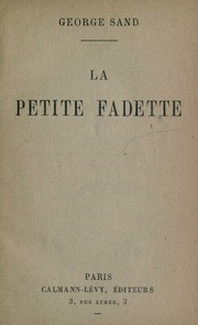 Cover of edition lapetitefadette00sand
