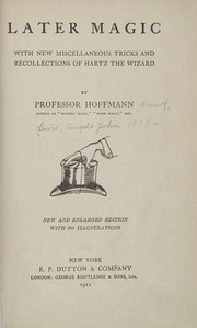 Cover of edition latermagicwithne00hoff